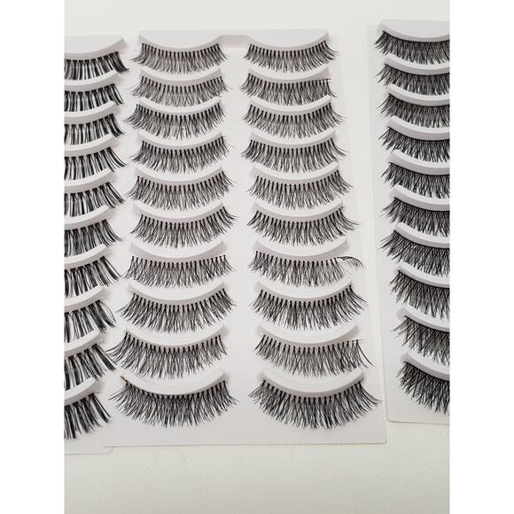 Zwellbe Fashion False Eyelashes - Variety of 48 Pairs w. 1 Extra Lash - Picture 3 of 8